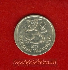 1 марка 1973 года Финляндия